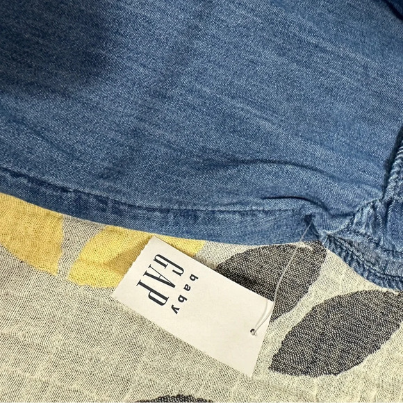 NEW with tags Baby Gap 6-12 mo sleeveless romper with long pants, cotton - Picture 5 of 12